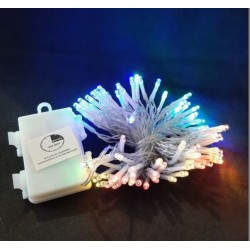 Гірлянда на батарейках, кольорова, 8 режимів, 10 метрів